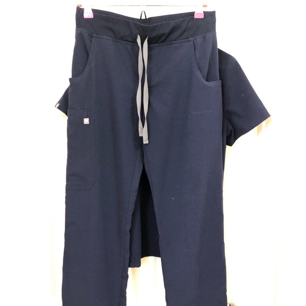 Figs Navy Blue Scrub Bottoms
